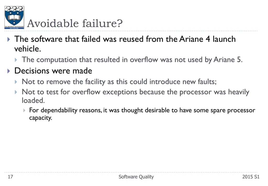avoidable failure