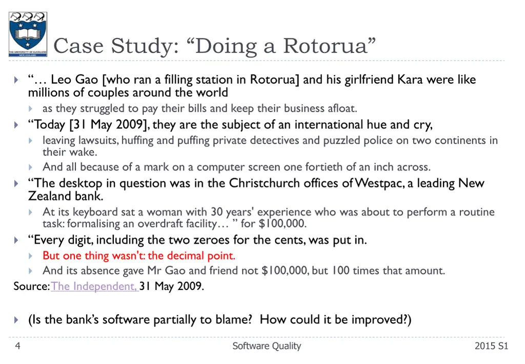 case study doing a rotorua