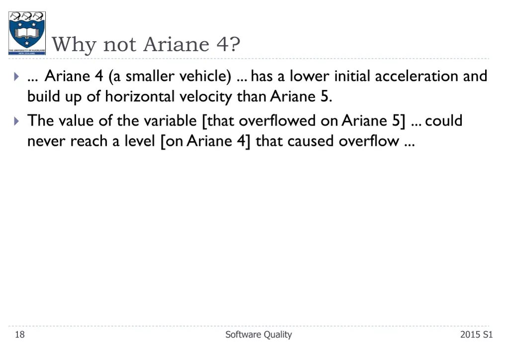 why not ariane 4