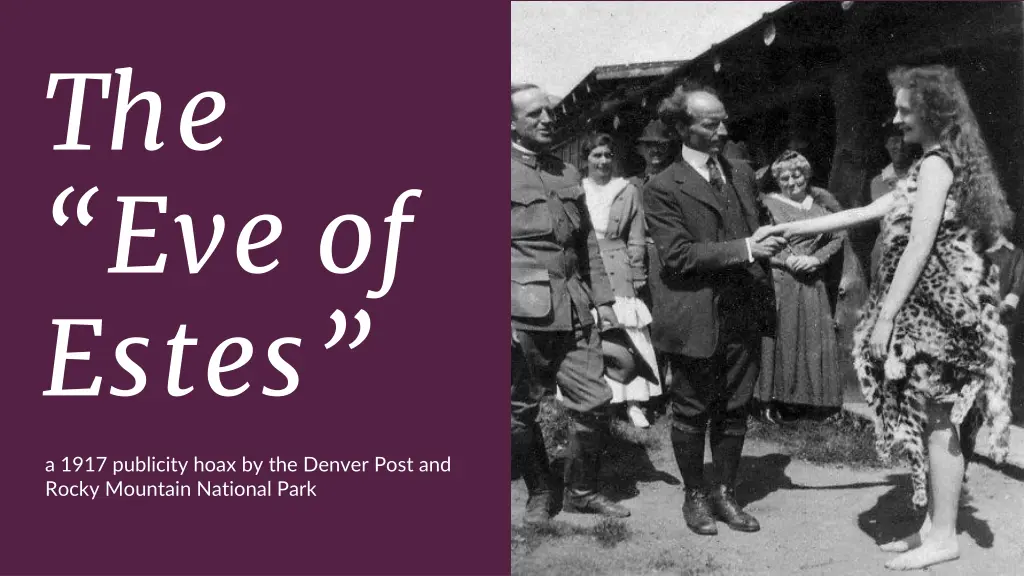 the eve of estes