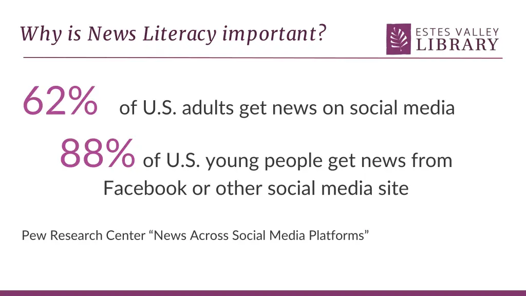 why is news literacy important
