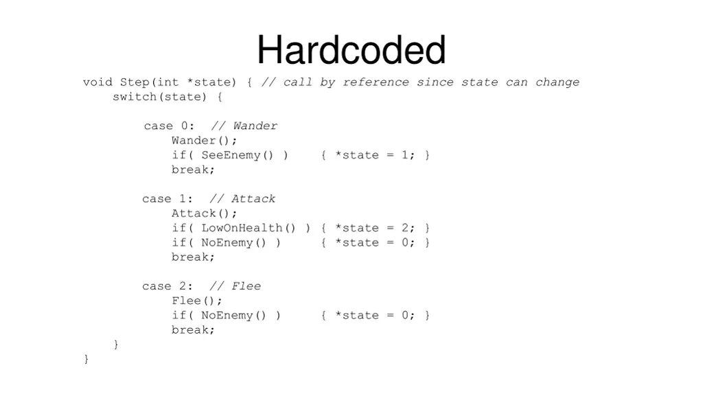 hardcoded
