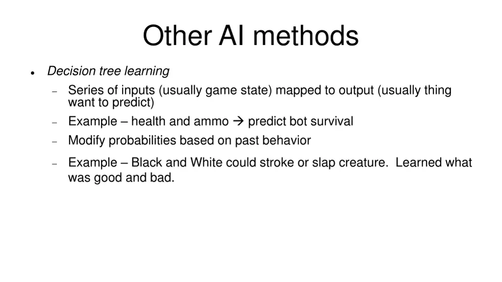other ai methods 1