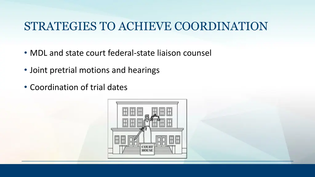strategies to achieve coordination 1