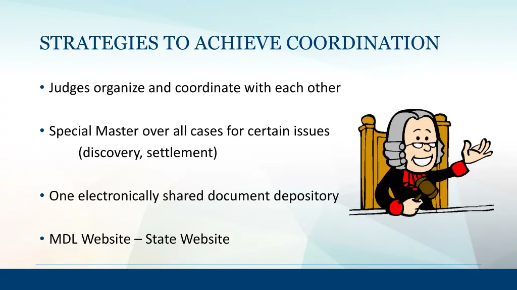 strategies to achieve coordination