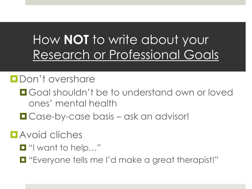 how not to write about your research
