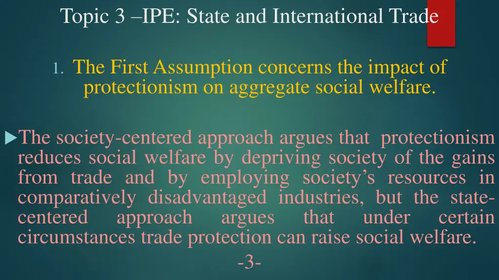 topic 3 ipe state and international trade 1
