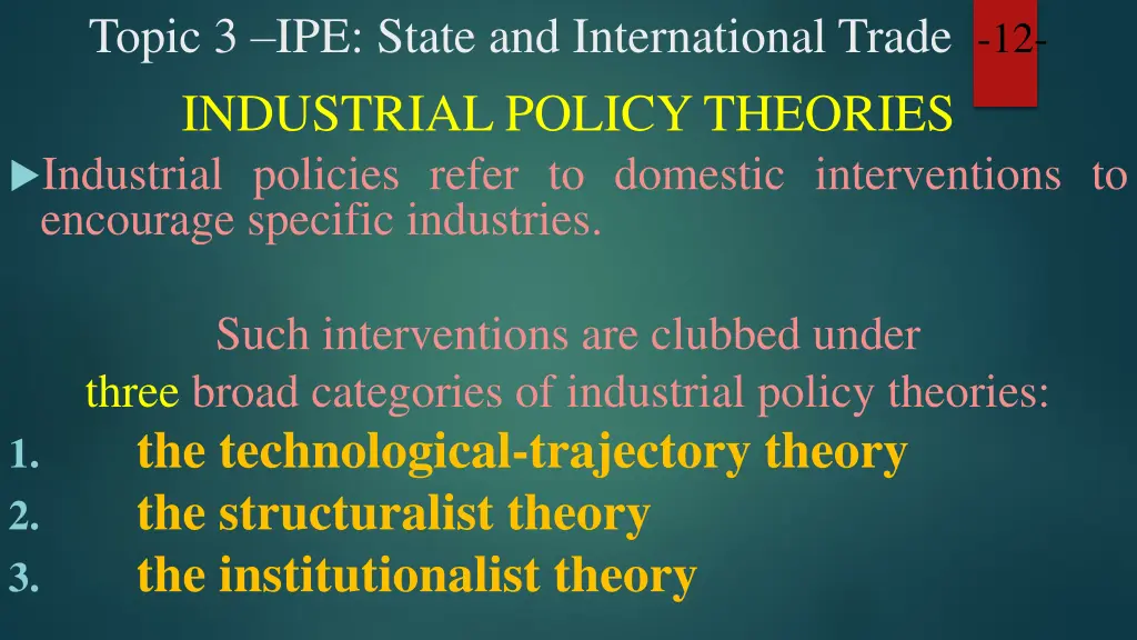 topic 3 ipe state and international trade 10