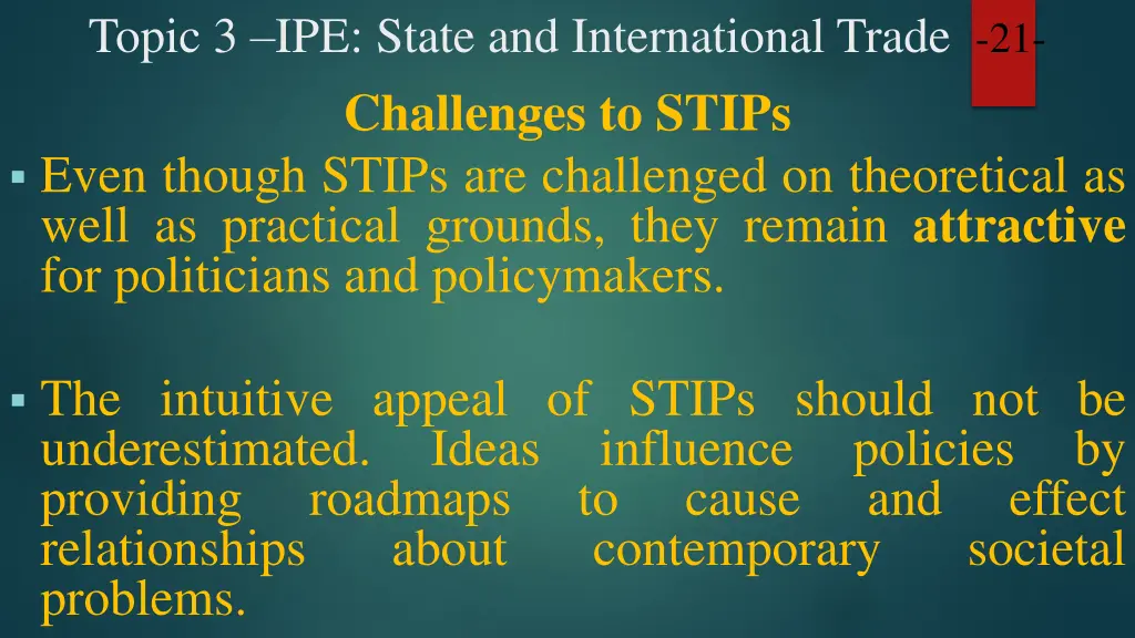 topic 3 ipe state and international trade 19