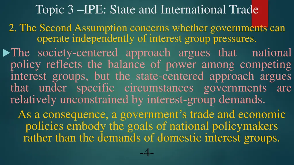topic 3 ipe state and international trade 2
