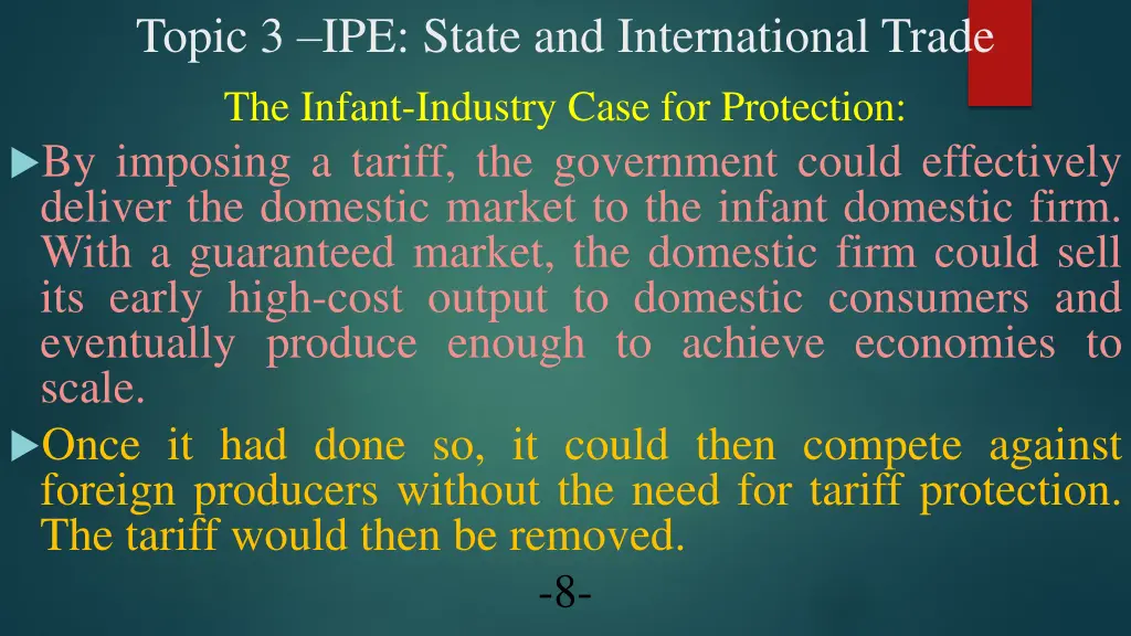 topic 3 ipe state and international trade 6