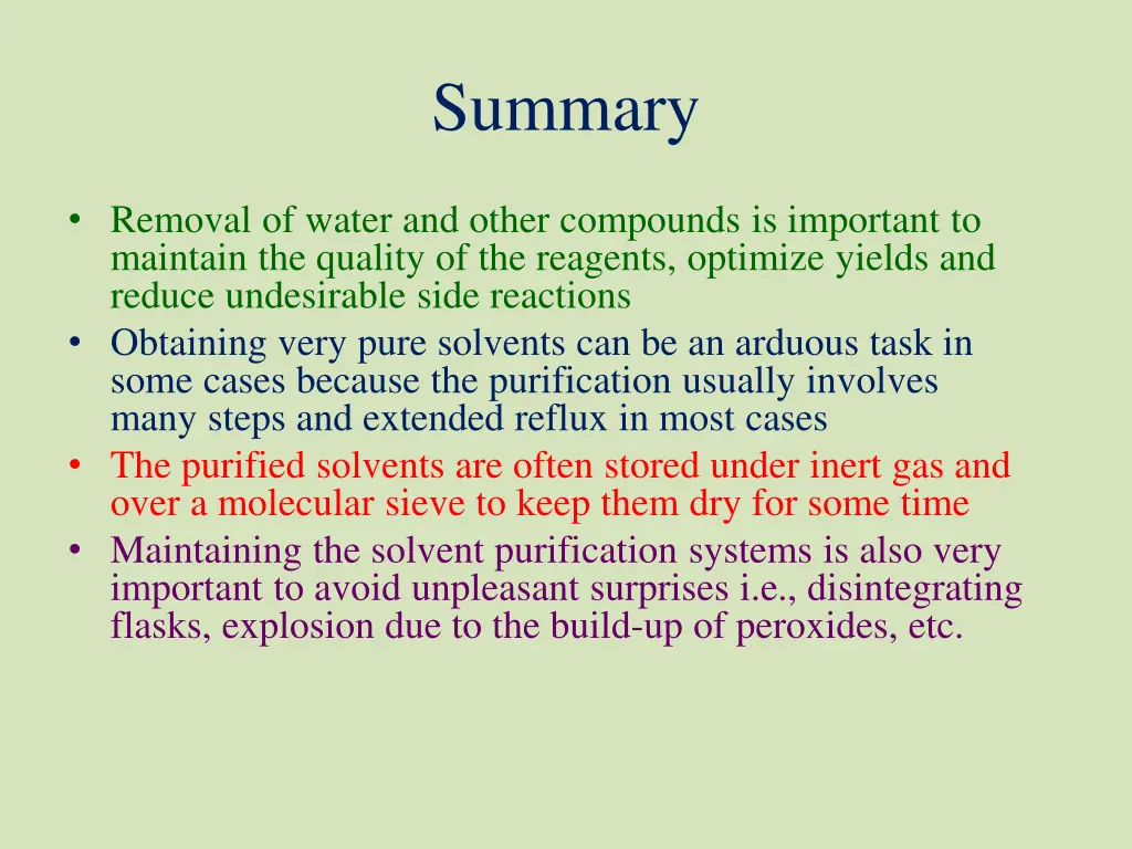 summary