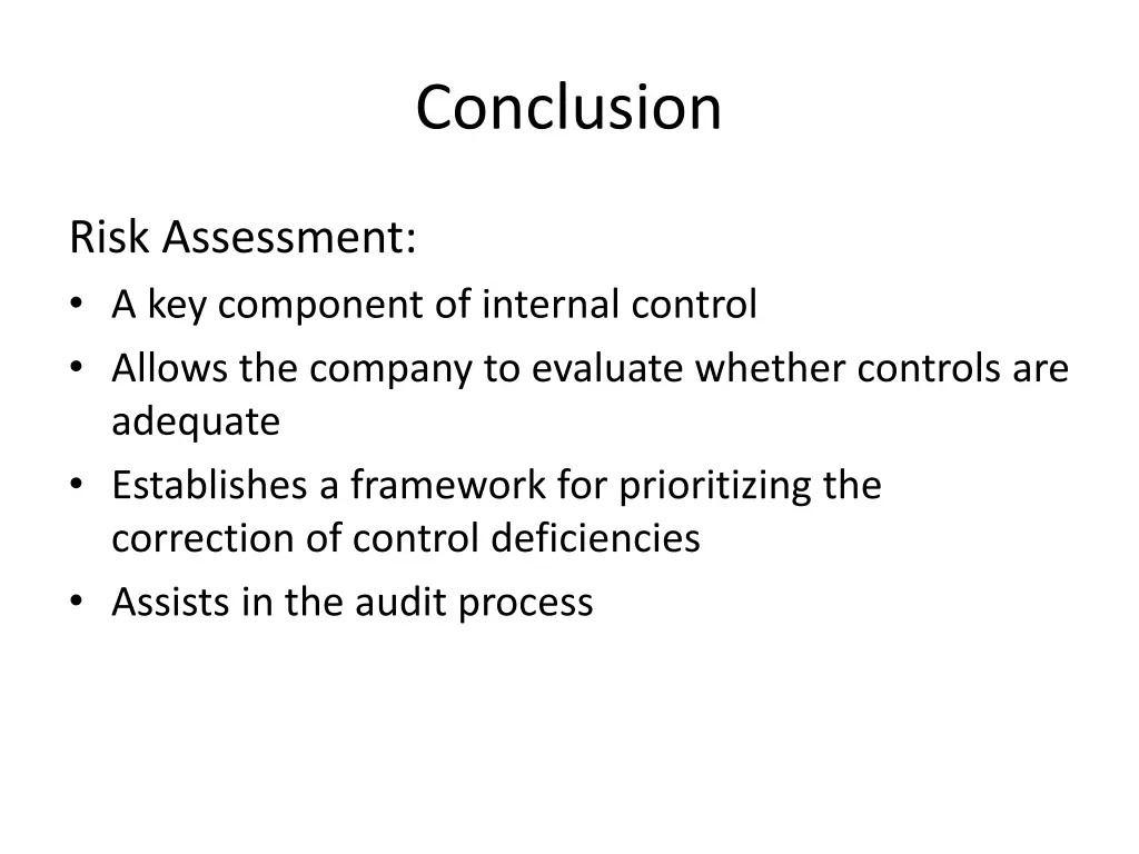 conclusion