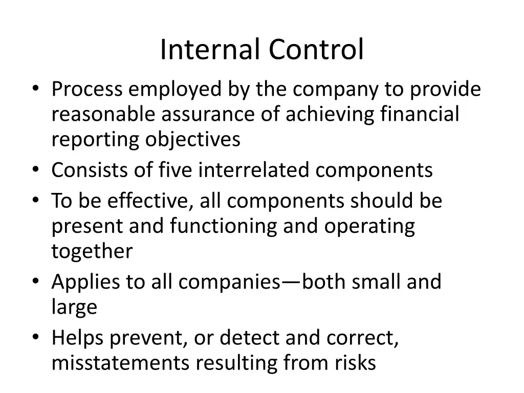 internal control
