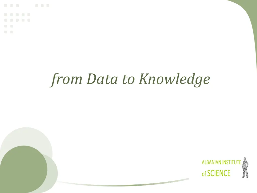 from data to knowledge