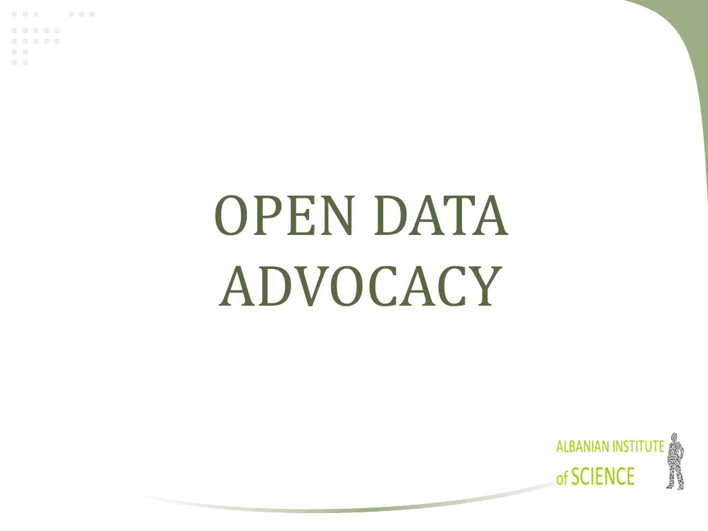 open data advocacy