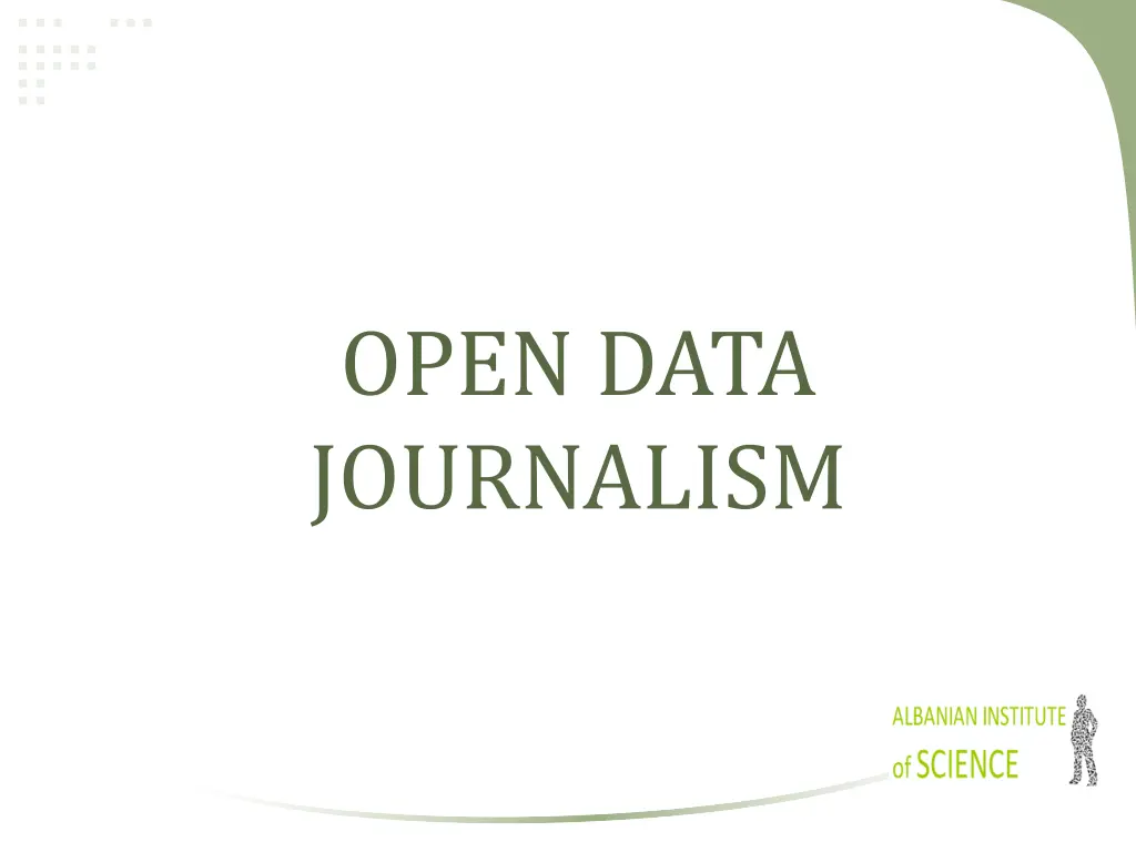 open data journalism