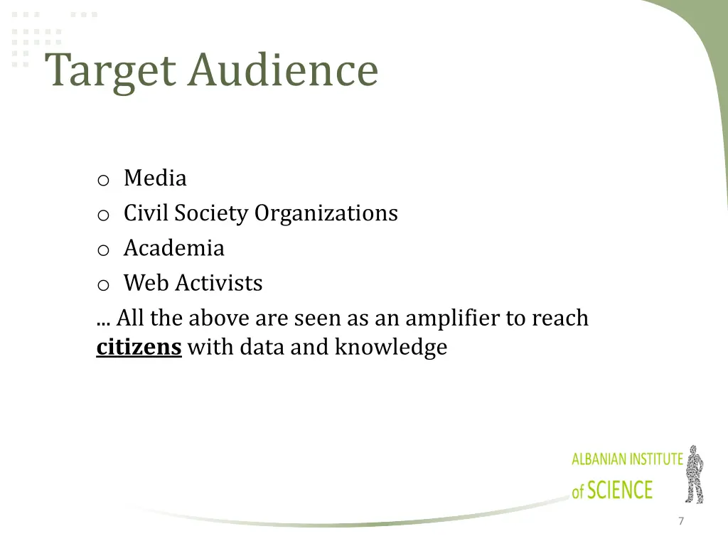 target audience