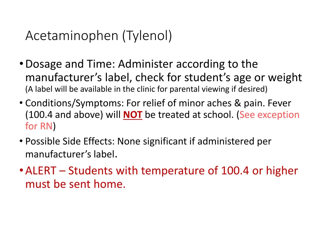 acetaminophen tylenol