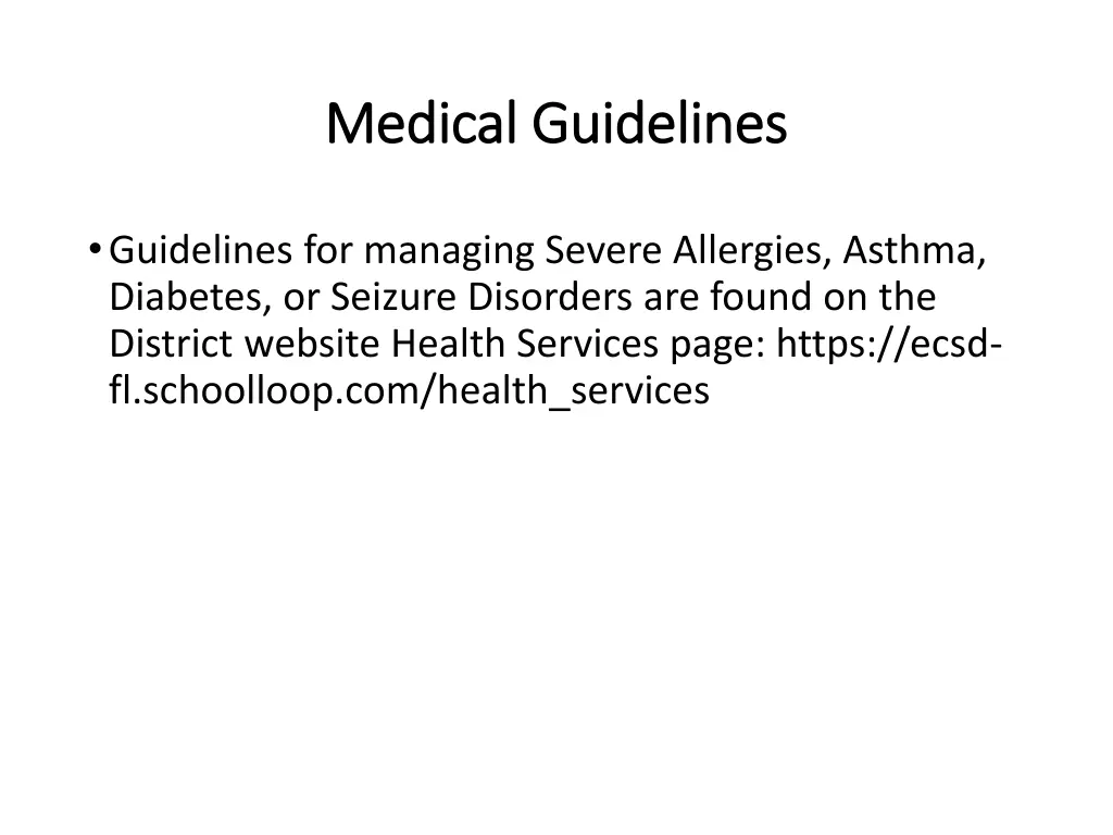 medical guidelines medical guidelines