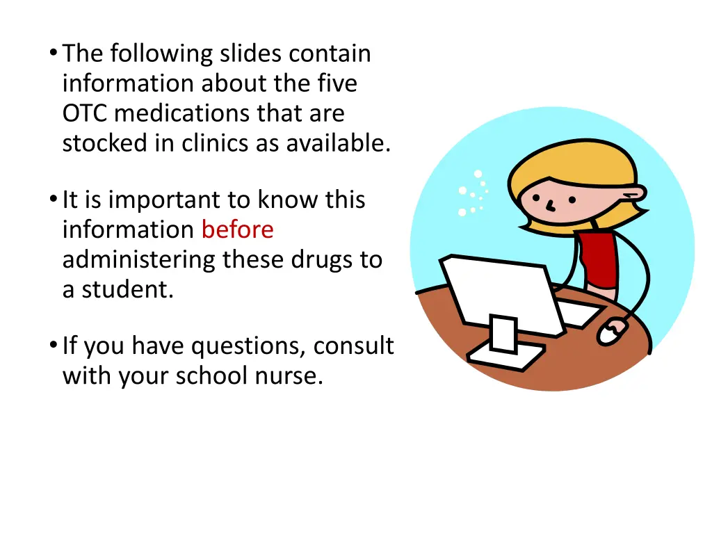 the following slides contain information about