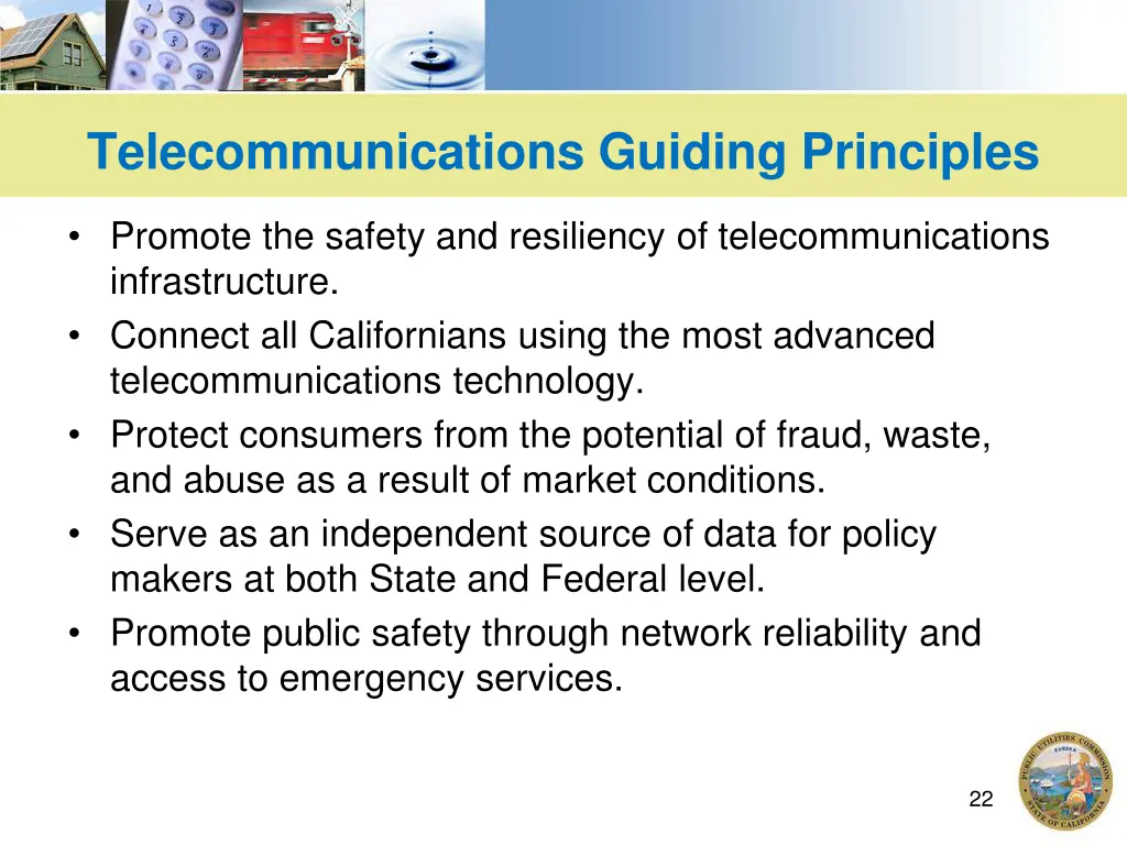 telecommunications guiding principles 1
