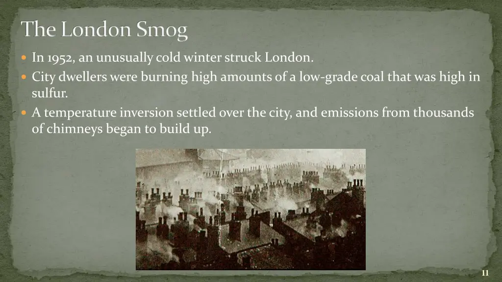 the london smog