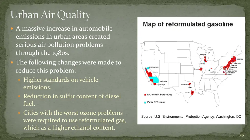 urban air quality