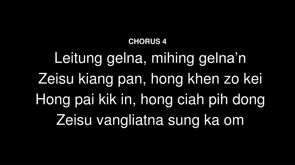 chorus 4