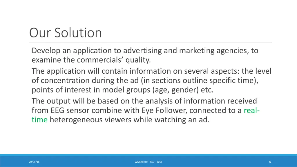 our solution 1
