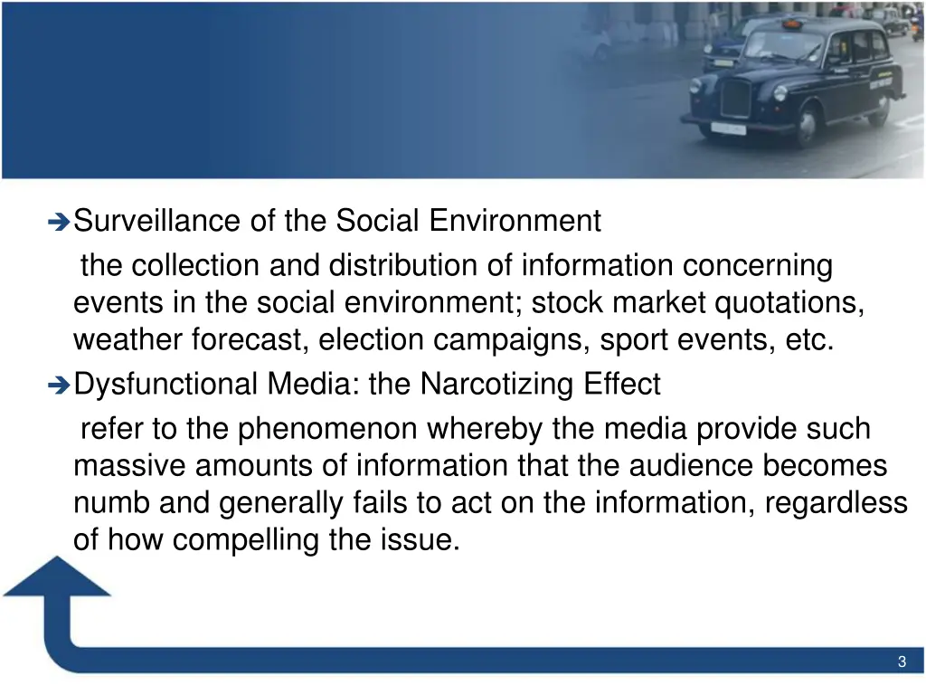 surveillance of the social environment