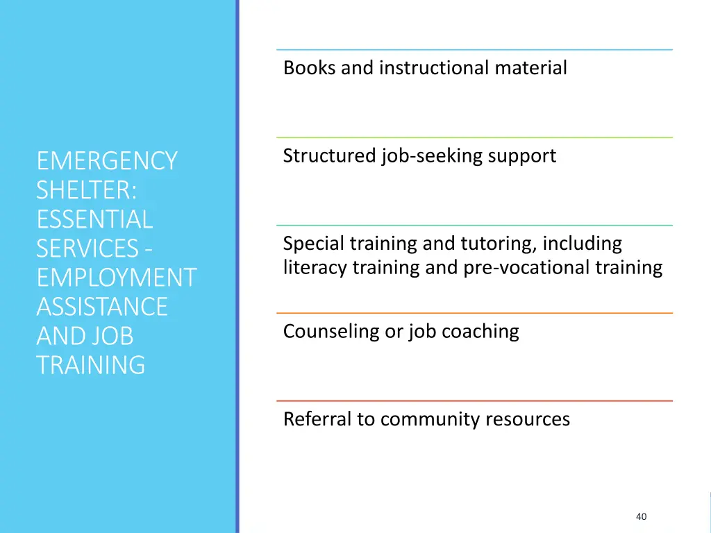 books and instructional material