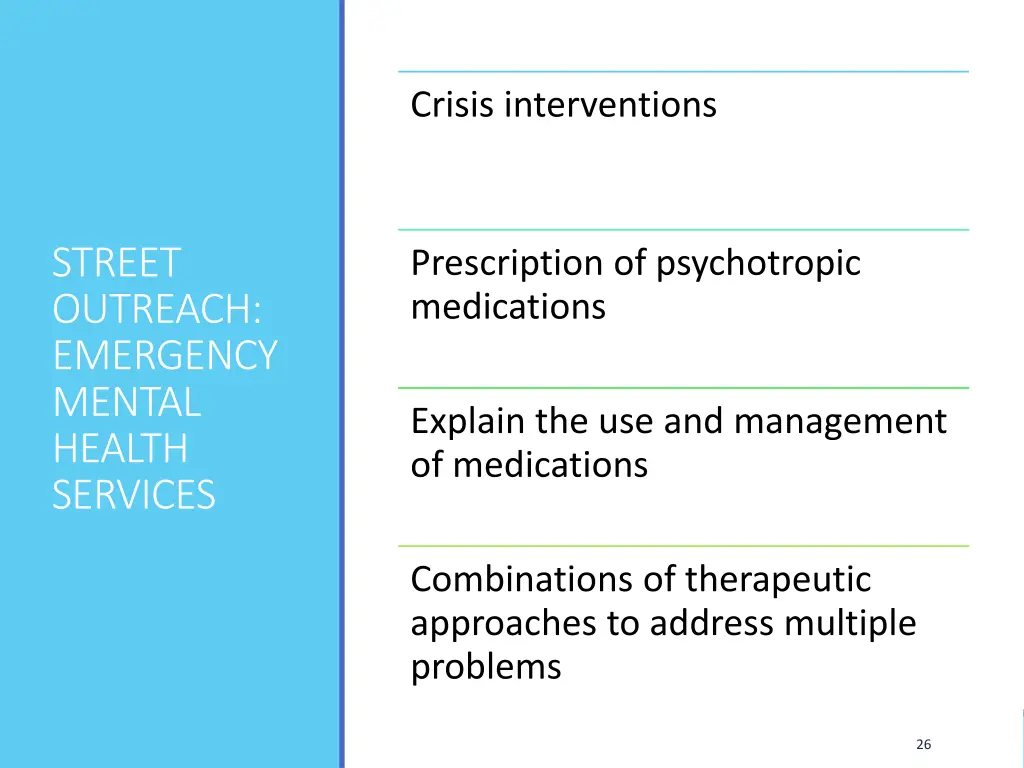 crisis interventions