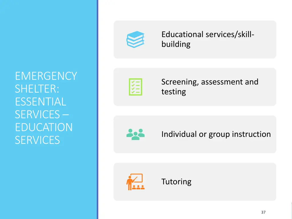 educational services skill building