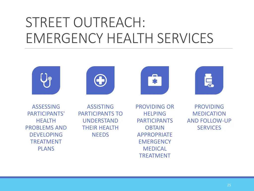 street outreach emergency health services