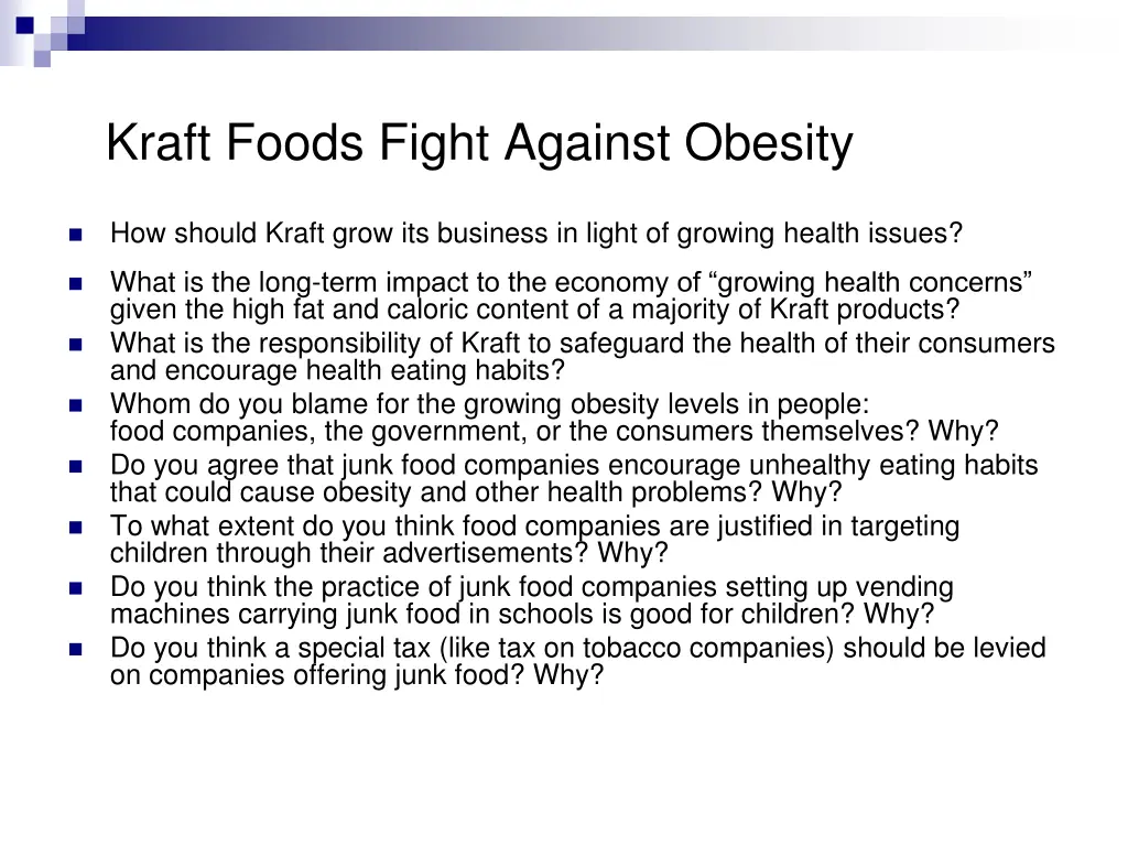 kraft foods fight against obesity 3