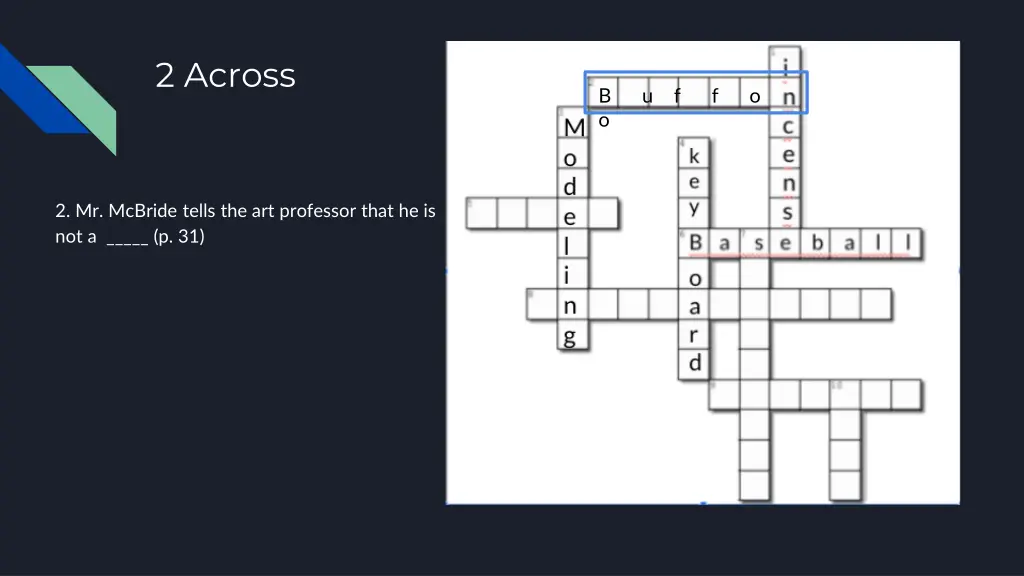 2 across 1