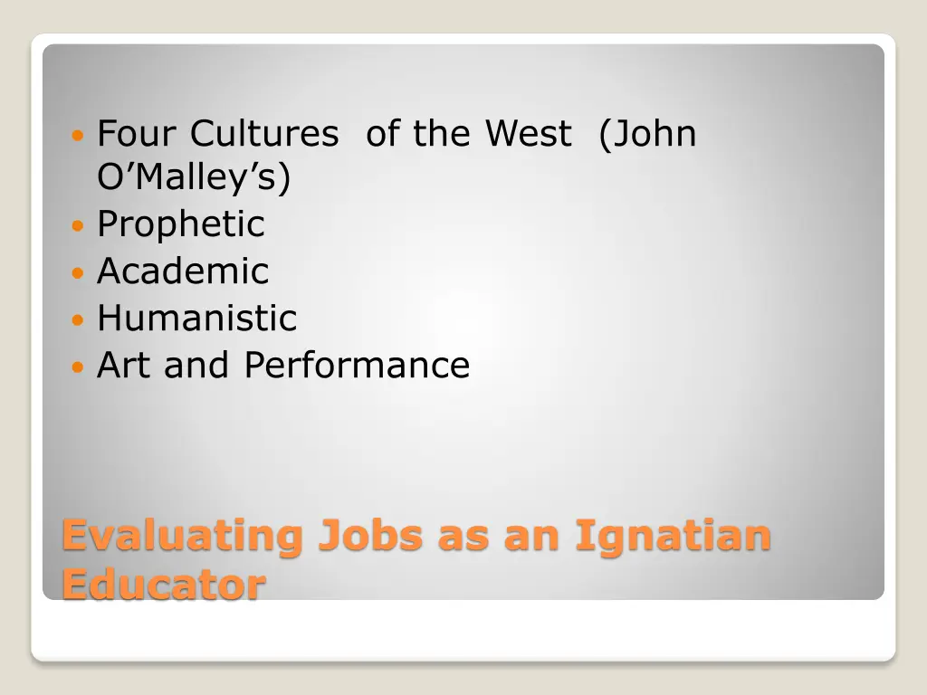 four cultures of the west john o malley