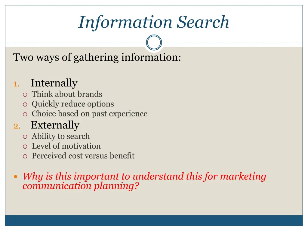 information search