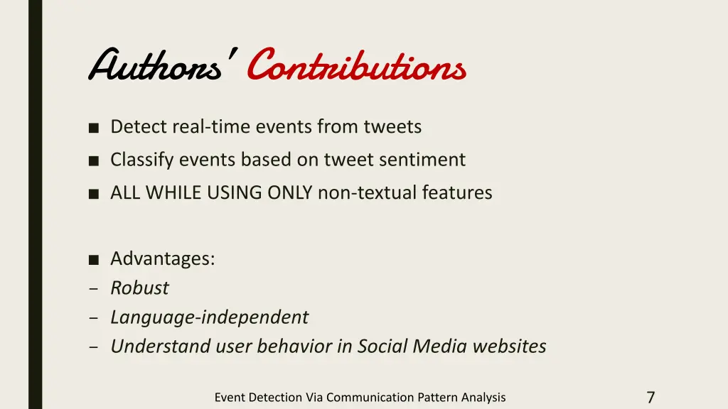 authors contributions