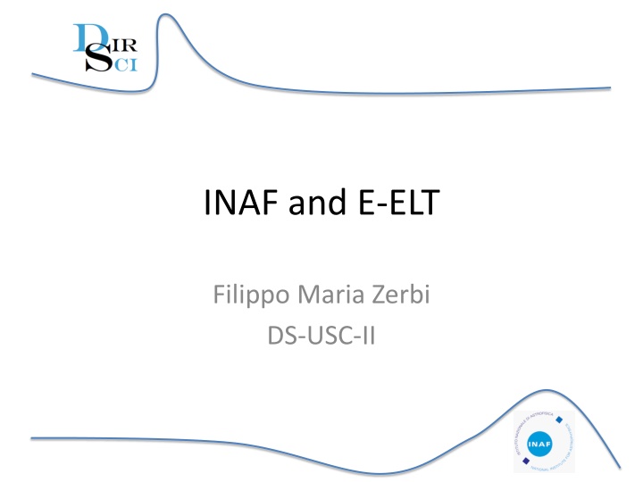 inaf and e elt