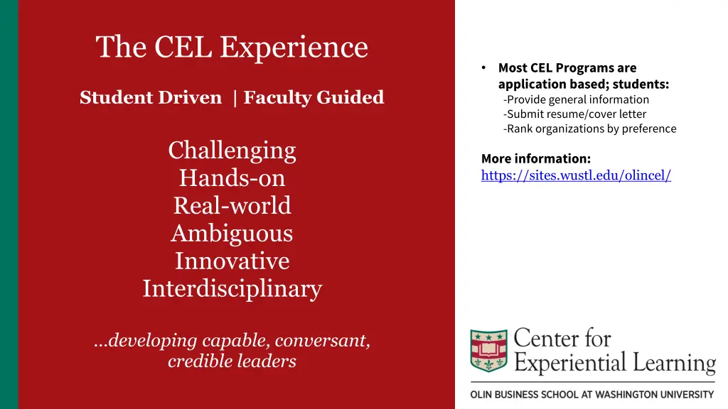 the cel experience
