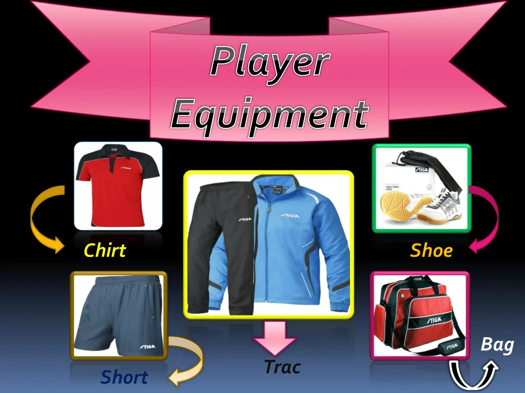 player equipment