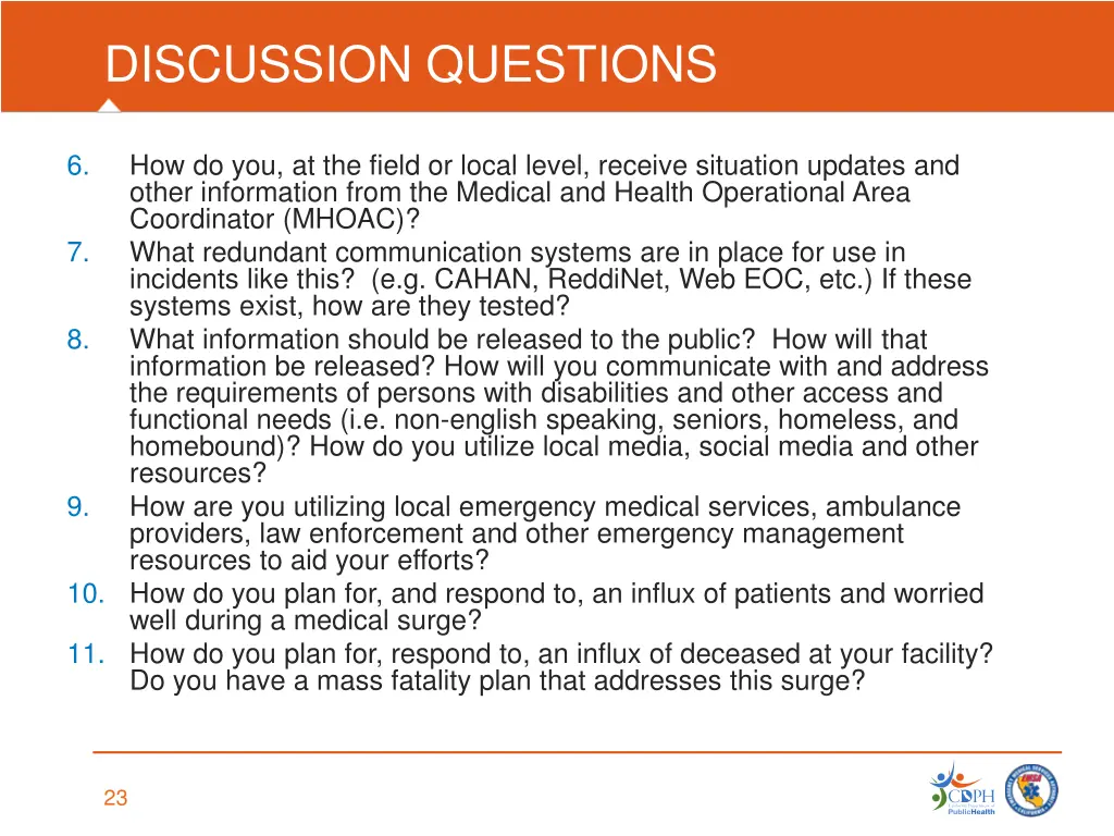 discussion questions 1