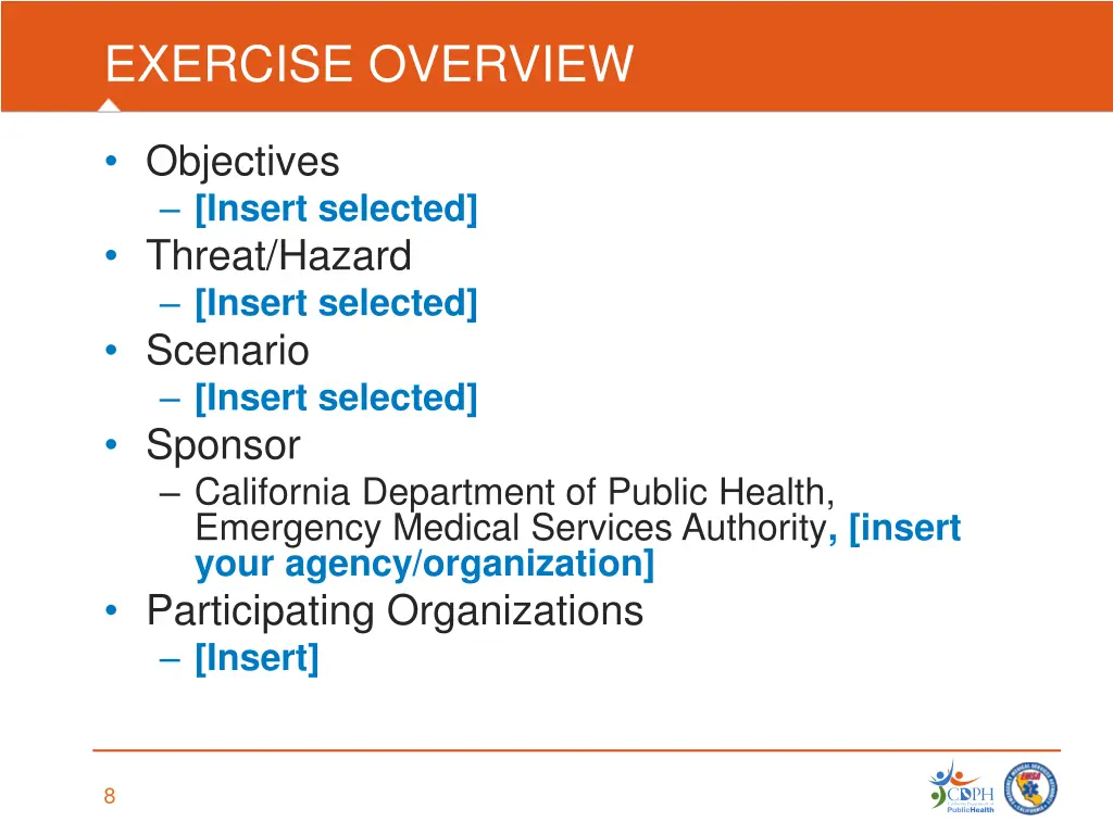 exercise overview 1