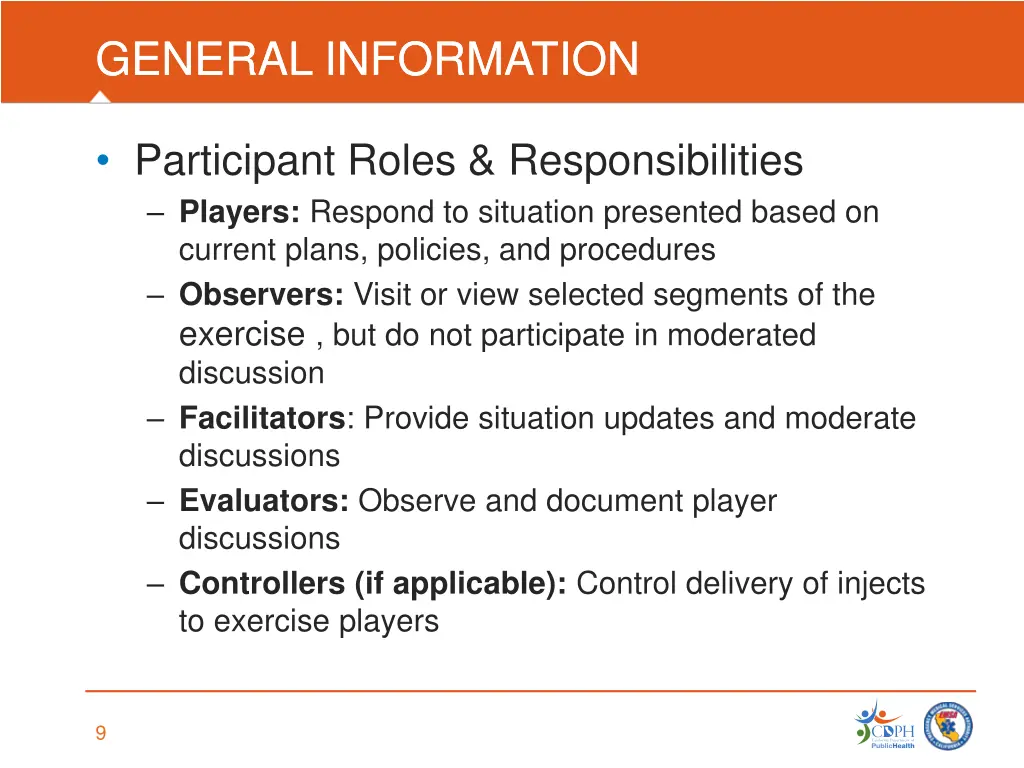 general information general information