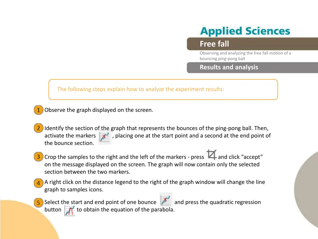 free fall observing and analyzing the free fall 14