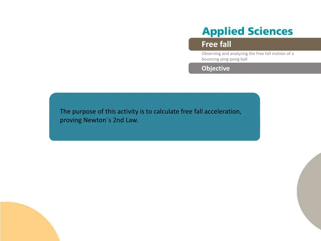 free fall observing and analyzing the free fall