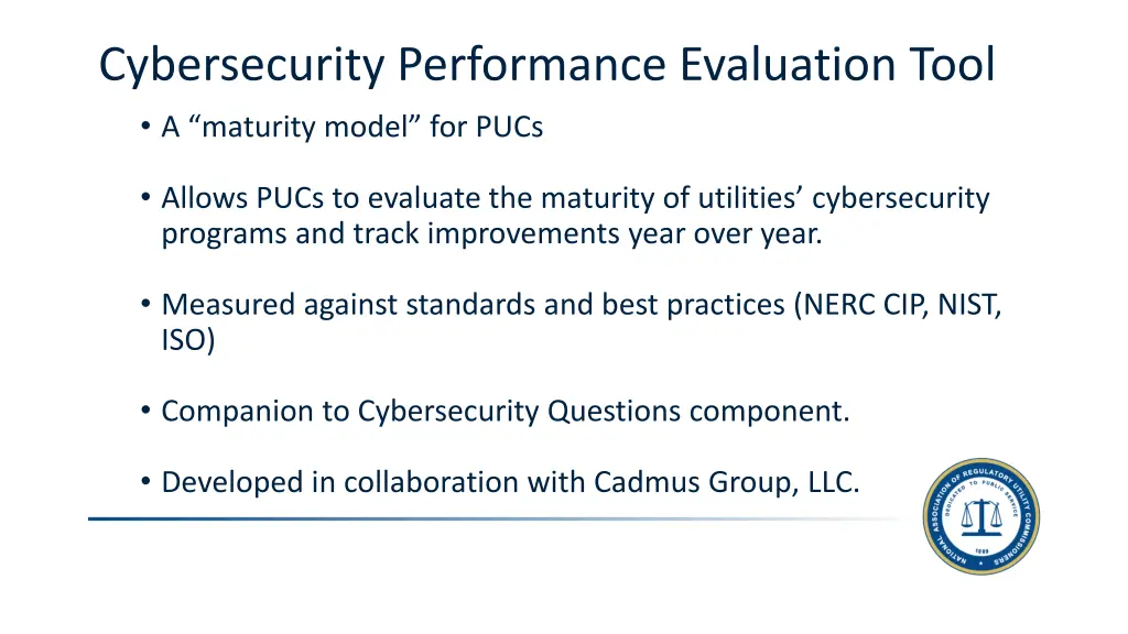 cybersecurity performance evaluation tool