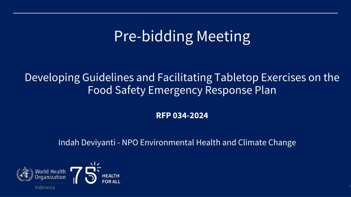 pre bidding meeting